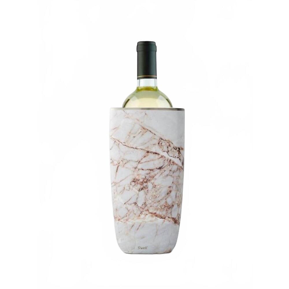 NEW S'WELL wine chiller in calacatta gold